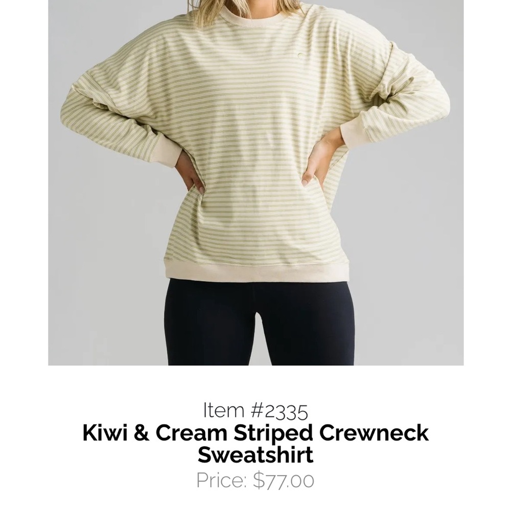 Zyia crew neck sweater